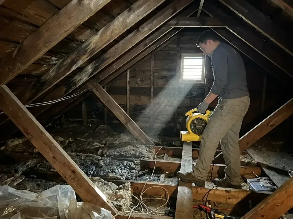 attic-water-damage-drying-proc-007 — frequently asked questions, Emergency Water Extraction & 24/7 Flood Response in Dandrid…